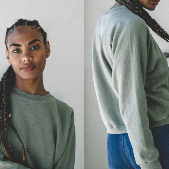 Aliya Wanek Ami Sweatshirt - Sage - Picture 2 of 7